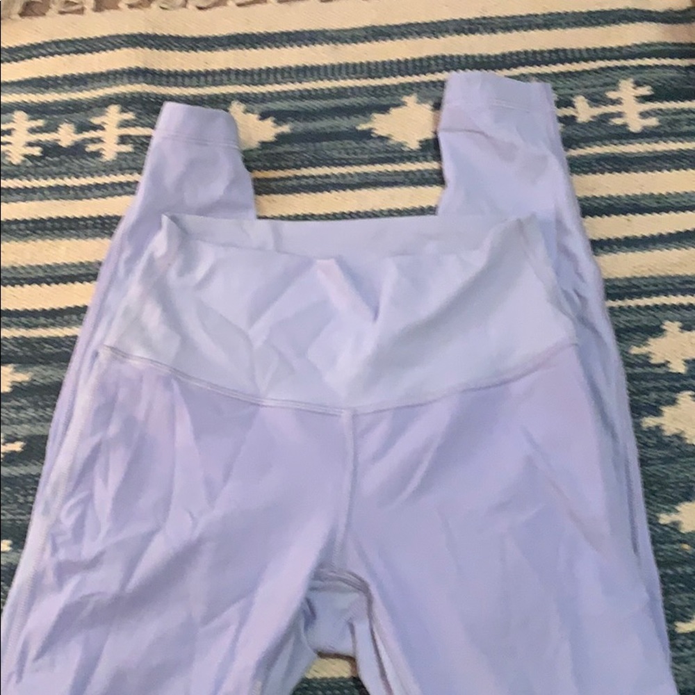 two toned purple leggings